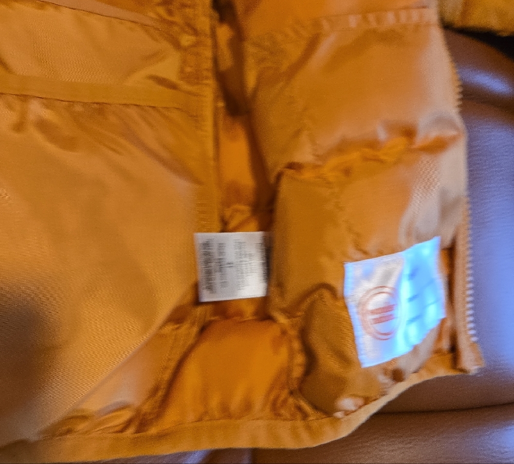 2 Size 4T Wonder Nation Puffer Jackets - Moss Green And Goldenrod - Picture 8 of 10
